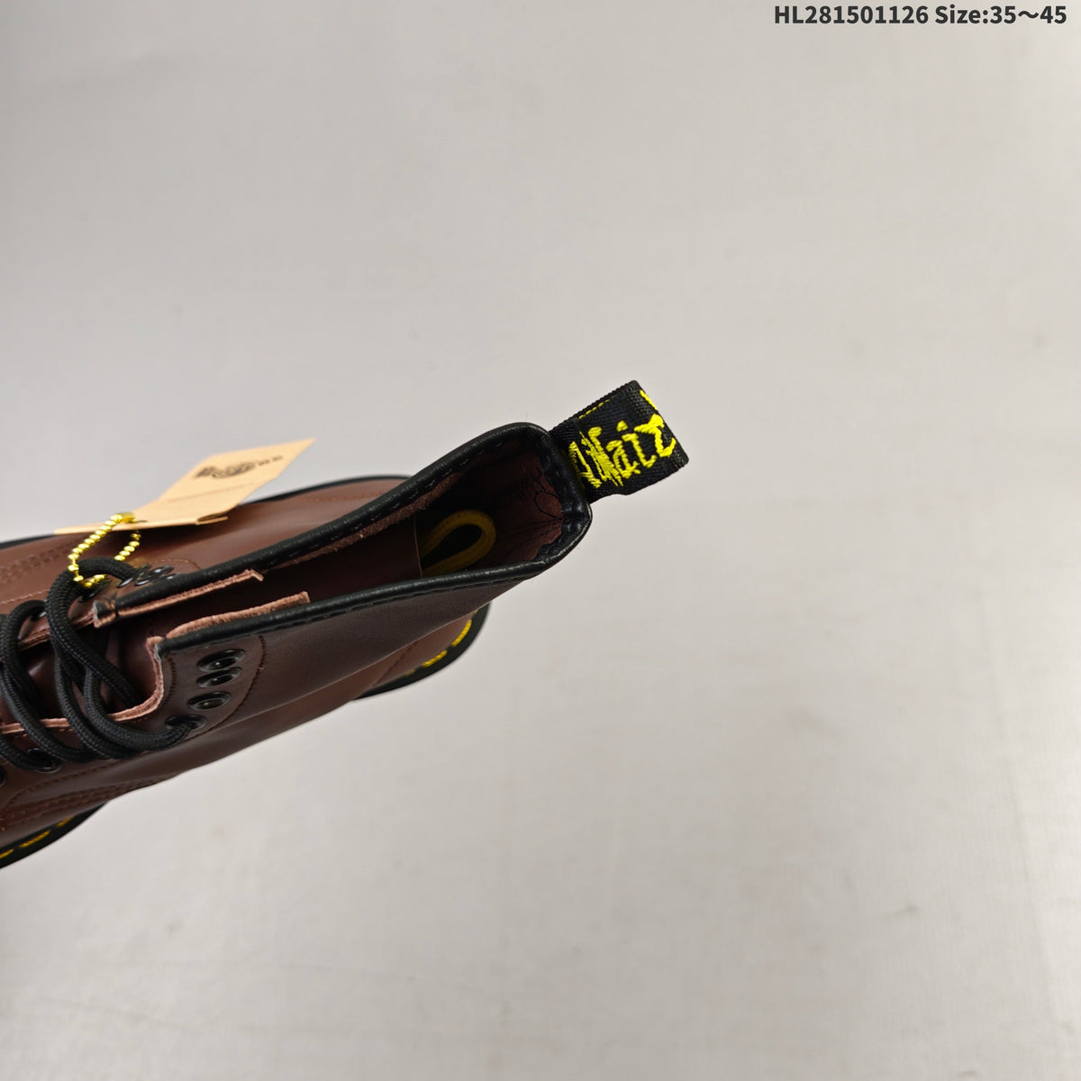 Dr. Martens 1461 Brown Lace-Up Platform Boots