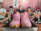 Nike Basketball Shoes in Pink and Gold