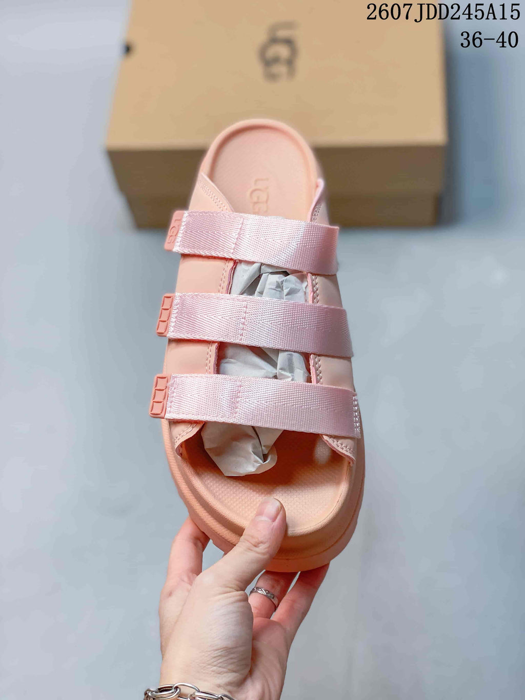 UGG GoldenGlow Slide Sandals Pink Style 07JDD245A15