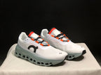 On Cloudmonster Sneakers in White and Blue