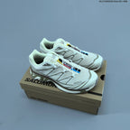 Salomon XT-6 Trail Running Shoes, White and Grey