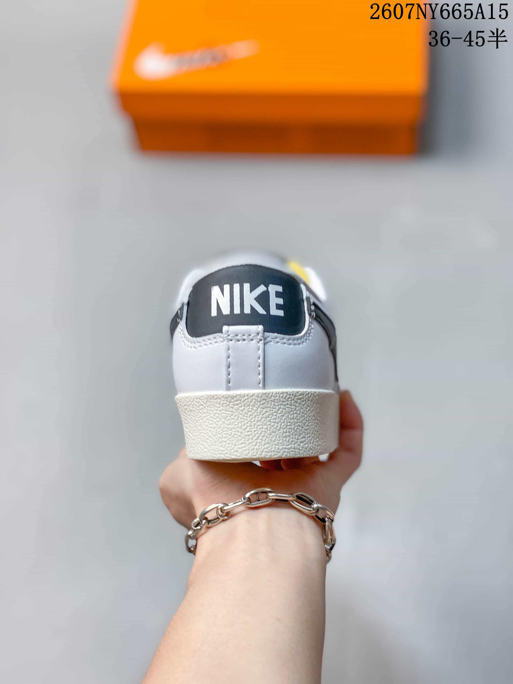 Nike Blazer Low Premium White Black Sneakers CI9888-001