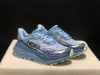 HOKA Stinson 7 Trail Running Shoes, Blue Pattern
