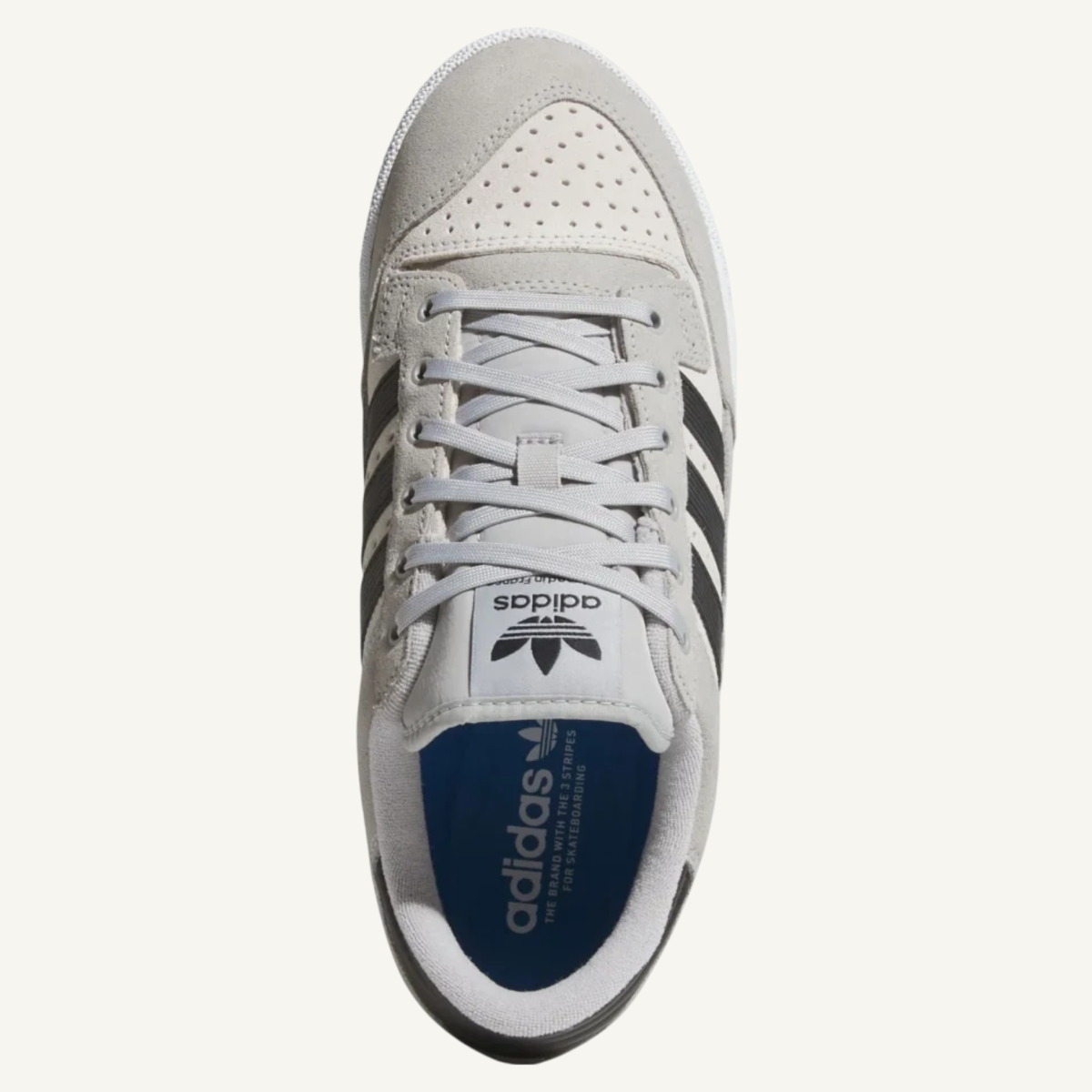 Adidas Originals Men's Grey/Black/Gum Centennial 85 Low ADV Sneakers, JQ5355