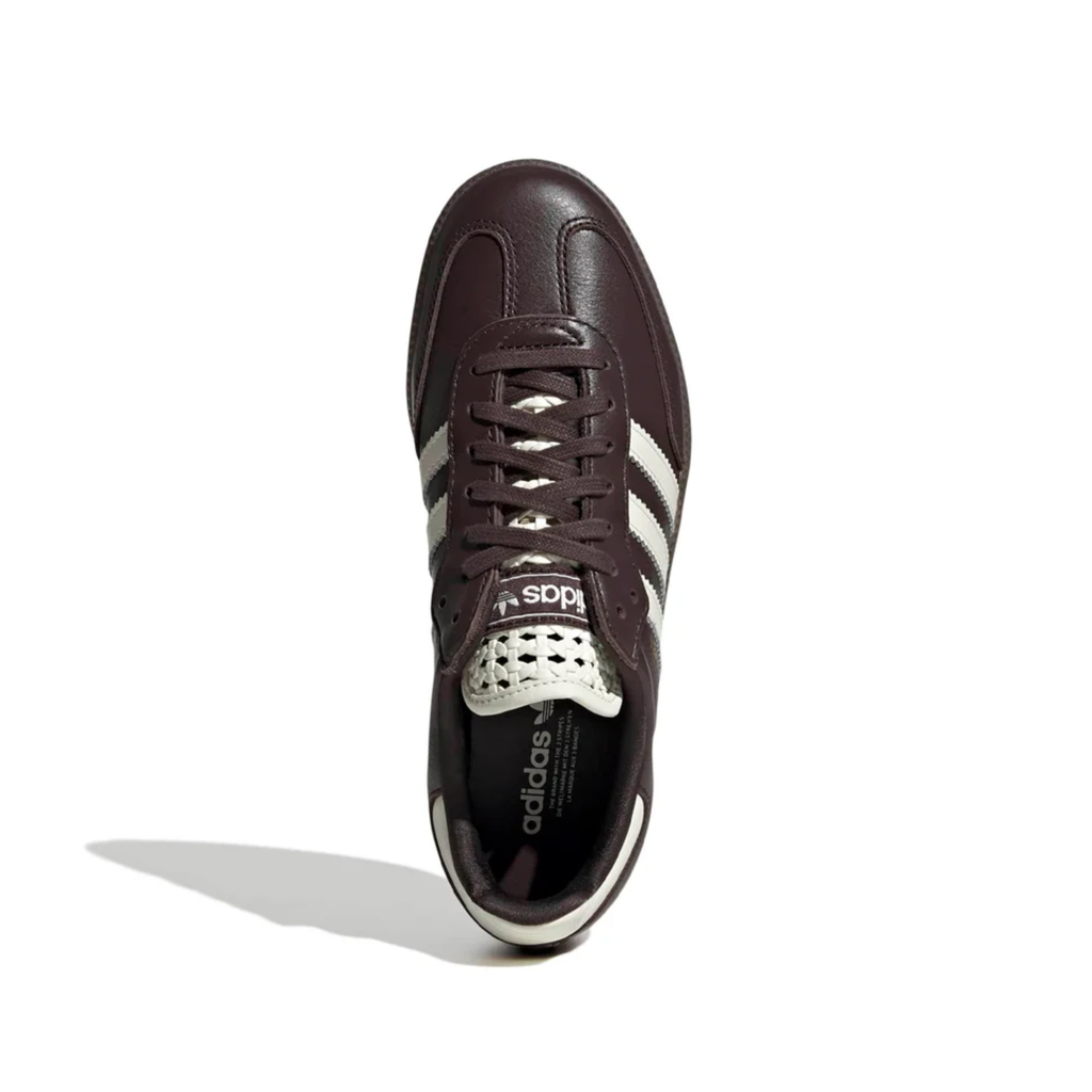 Adidas Originals Women's Aurora Coffee Samba OG "Basketweave" Sneakers, IH3982