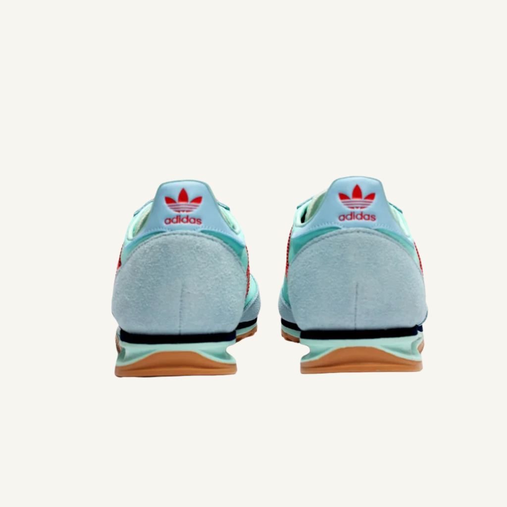 Adidas Originals Women's Teal/Red SL72 Sneakers, JH7397 (No Box)