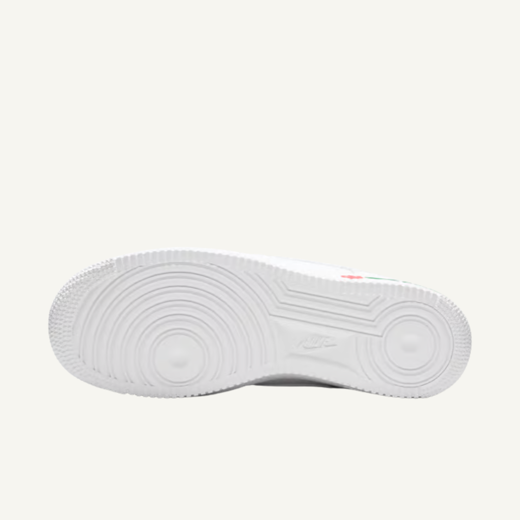 Nike Women's White Air Force 1 'Roses' Sneakers, IF0498 100