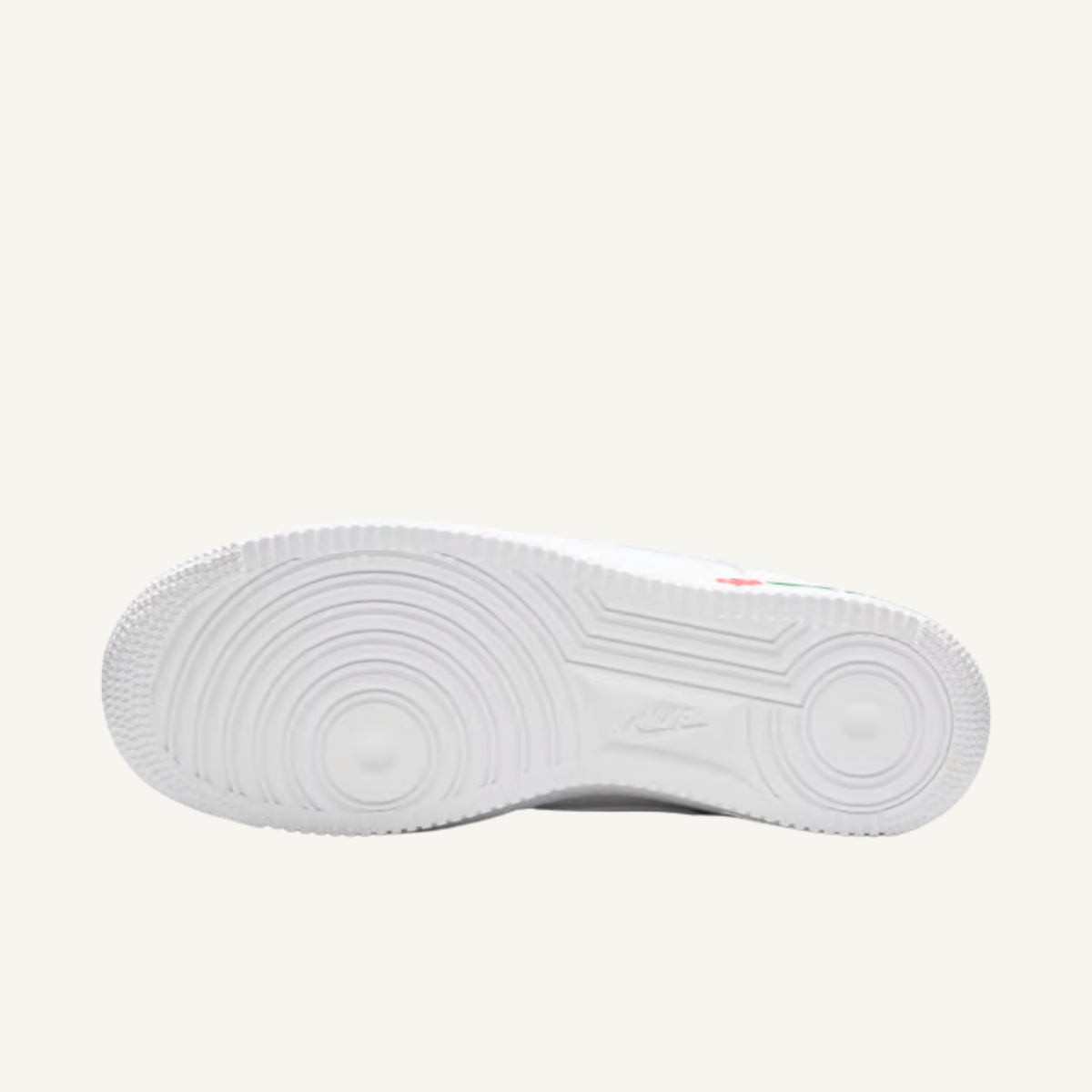 Nike Women's White Air Force 1 'Roses' Sneakers, IF0498 100