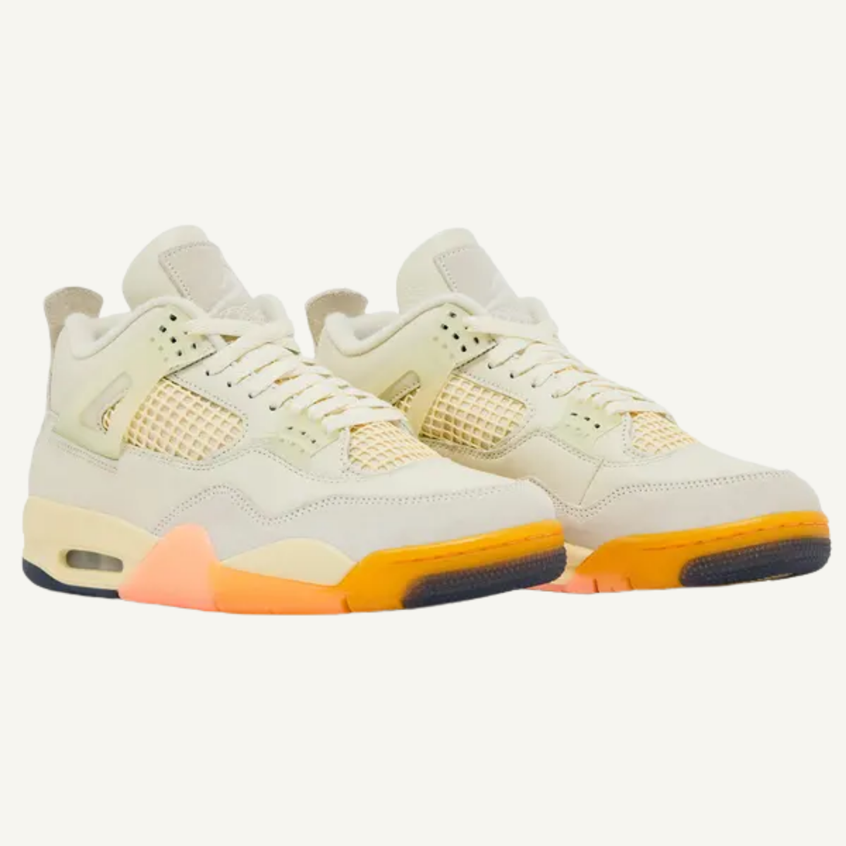 Jordan Women's Tan Air Jordan 4 Retro 'Birds Of Paradise' Sneakers, HV0823 101
