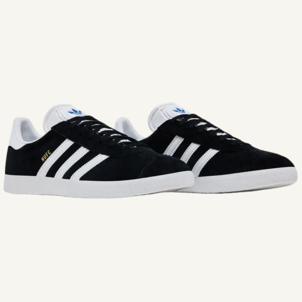 Adidas Originals Men's Black/White Gazelle Sneakers, JR6353 (No Box)