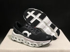 On Cloudmonster 2 Black White Running Shoes