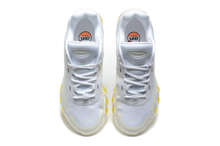 Nike Air Max White and Yellow Sneakers