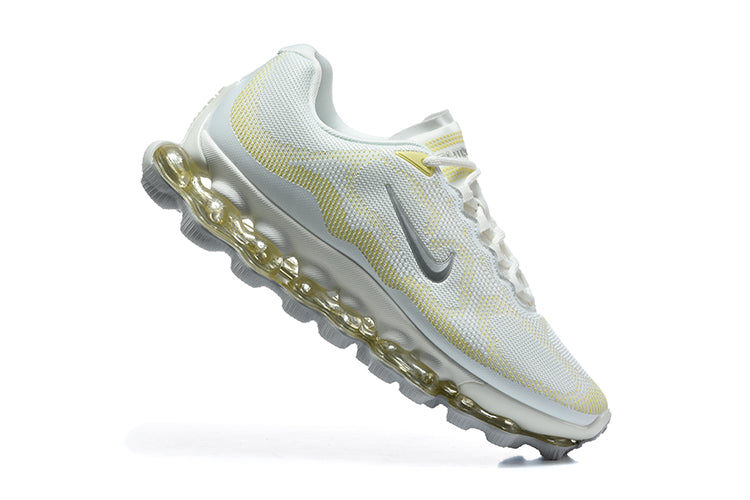 Nike Air Max Scorpion Flyknit Sneakers White Yellow