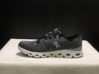 On Cloud X 4 Sneakers in Black and Dark Grey