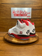 Jordan 5 Retro Fire Red Black Tongue (2025)