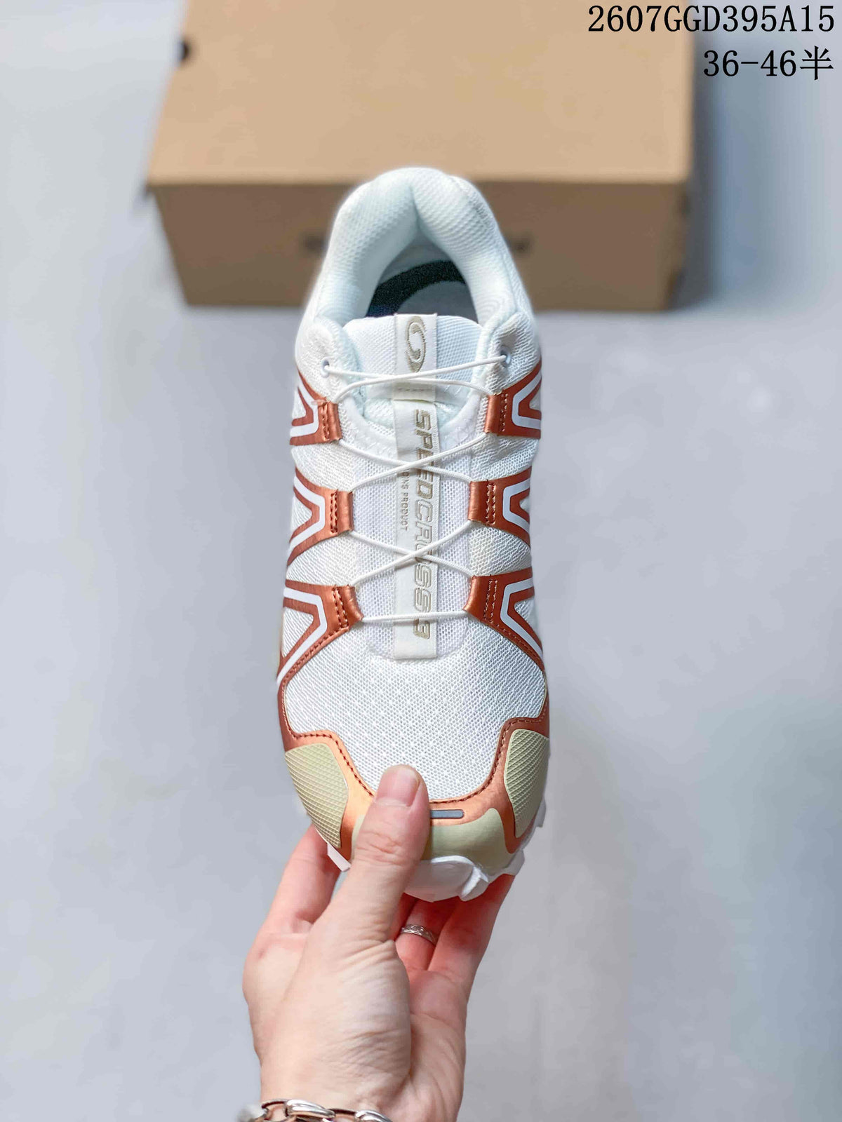 Salomon SPEEDCROSS 3 Trail Running Shoes White Bronze