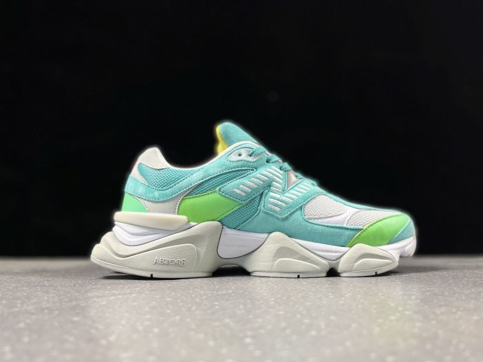 New Balance 9060DBT Sneakers in Teal and Green