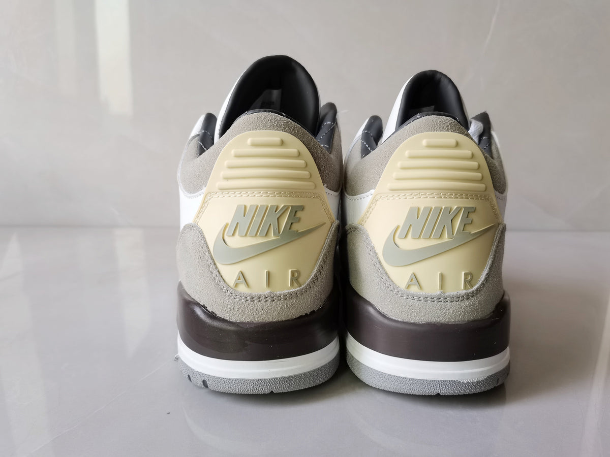 Air Jordan 3 Retro SP Sneakers in Sail and Grey
