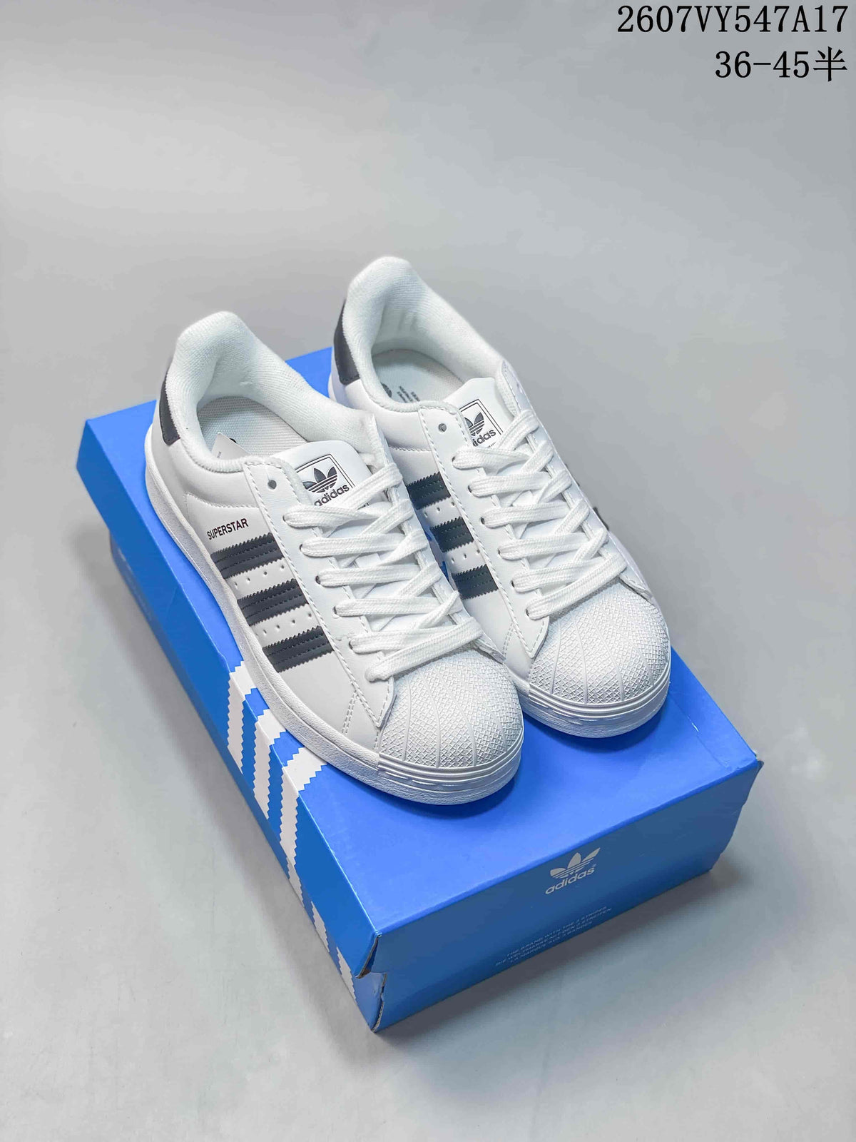 Adidas Originals Superstar Low-Top Sneakers White Black 2607VY547A17