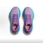 HOKA Bondi 8 Running Sneakers in Purple and Blue