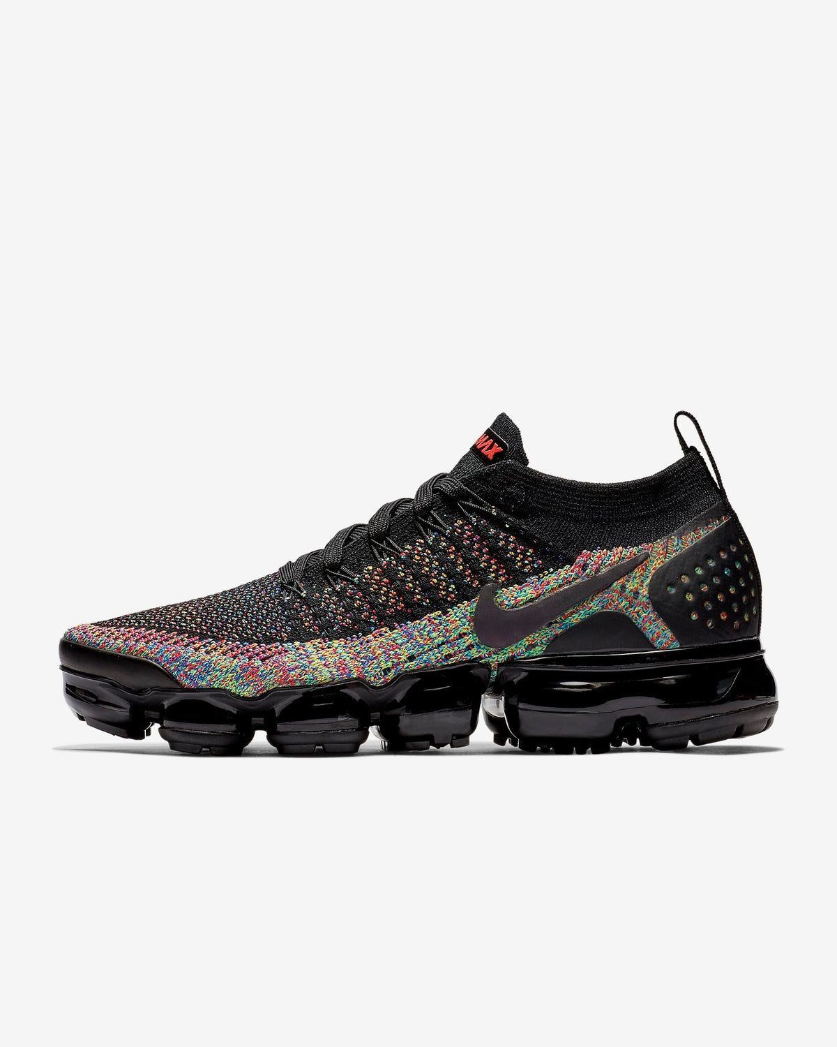 Nike Air VaporMax Flyknit 2 Sneakers Black Multicolor 942842-015