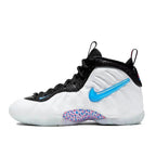 Nike Air Foamposite One White and Blue Basketball Shoes