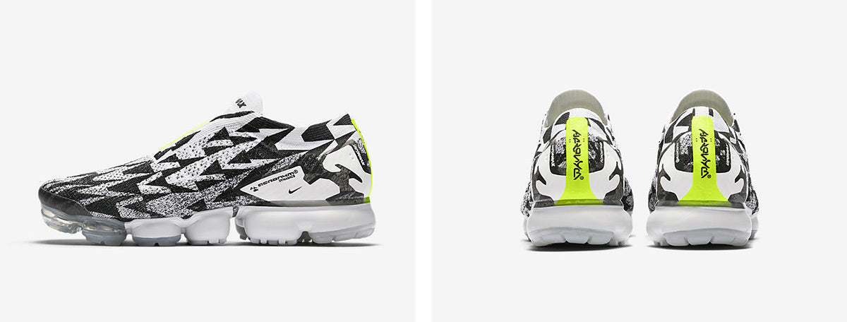 Nike Air VaporMax Moc 2 Acronym Black White Volt AQ0996-001
