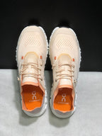 On Cloud 6 Coast Sneakers, Cream and Orange