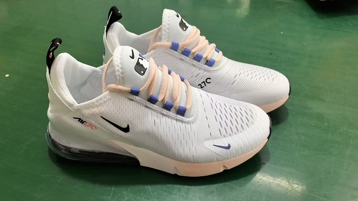 Nike Air Max 270 White and Light Purple Sneakers