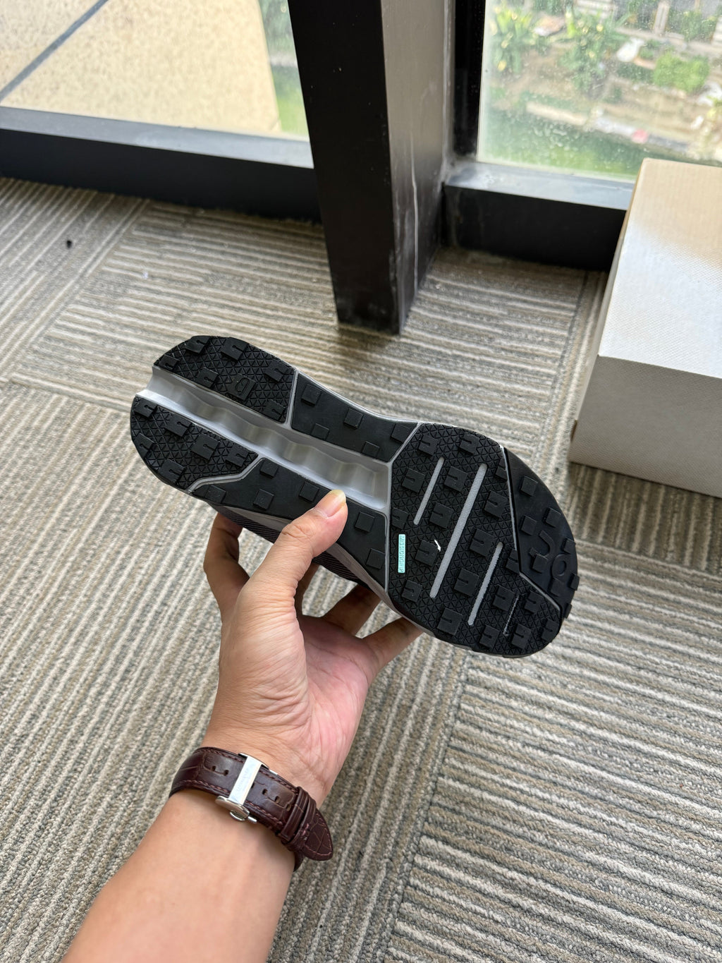 On AP-8 Sneakers in Black, Gray and Purple
