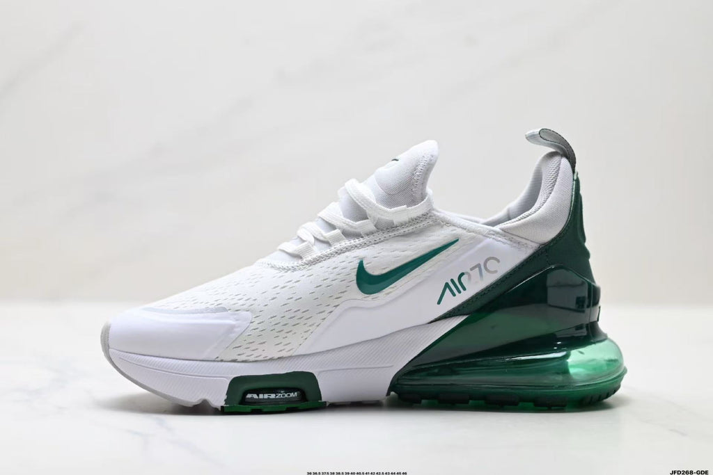 Nike Air Max 270 White and Green Sneakers IO9884-109