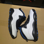Jordan Air Jordan 10 Retro White Black Blue High-Top Sneakers
