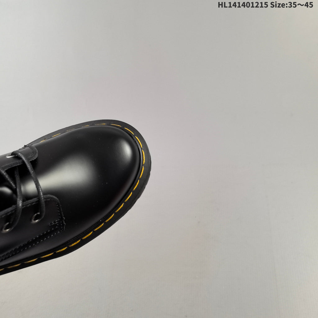 Dr. Martens 1057 Black Platform Lace-Up Boots