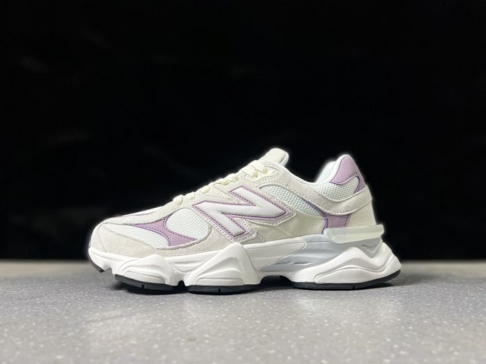 New Balance U9060EEJ Sneakers in Cream and Lavender