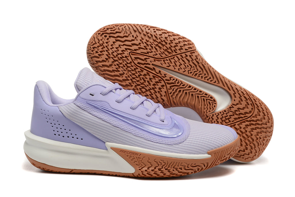 Nike Precision 7 Basketball Shoes in Lavender and Gum
