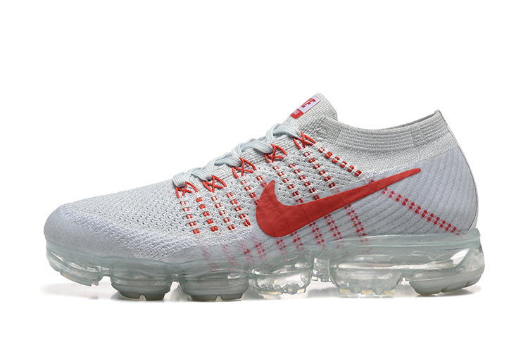Nike Air VaporMax Flyknit White Red 849558-006 Sneakers