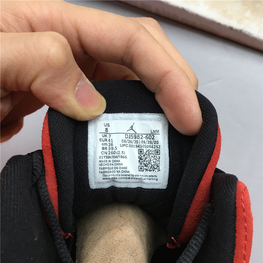 Air Jordan 13 Retro Reverse Bred Gym Red Sneakers DJ5982-602