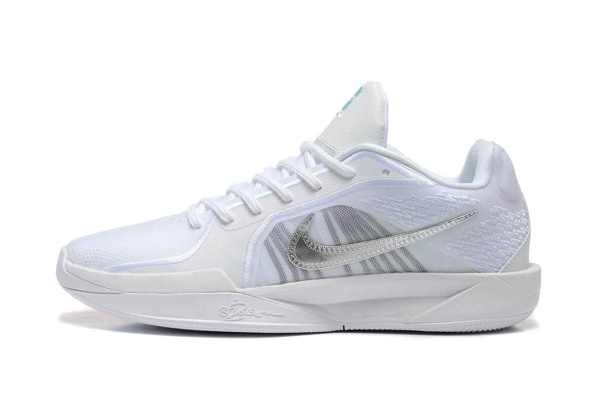 Nike Sabrina 2 Basketball Shoes, White and Mint