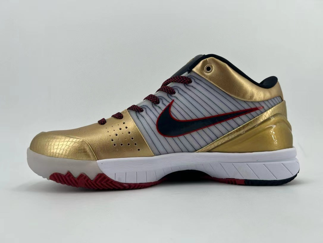Nike Kobe 4 Protro Sneakers Gold White 344335-141
