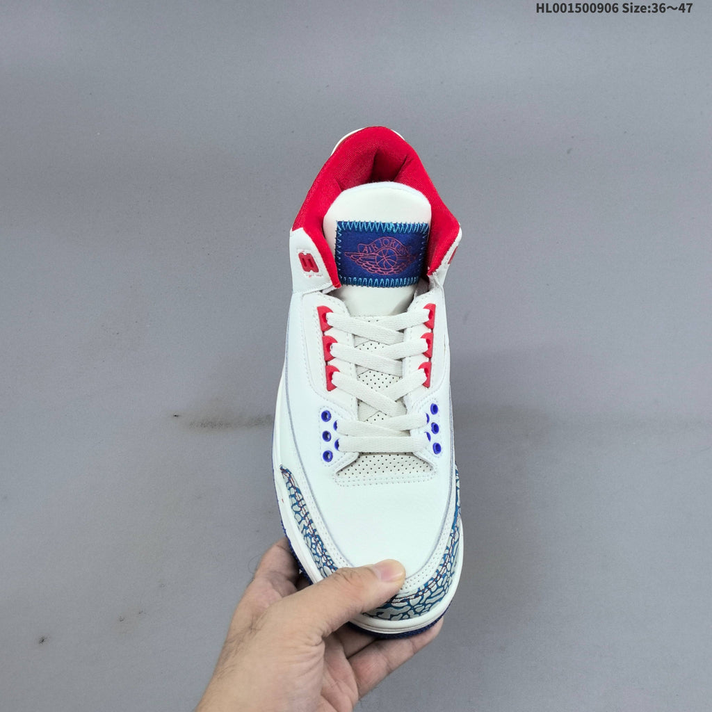 Jordan Air Jordan 3 Retro Chalk Track Red Sneakers