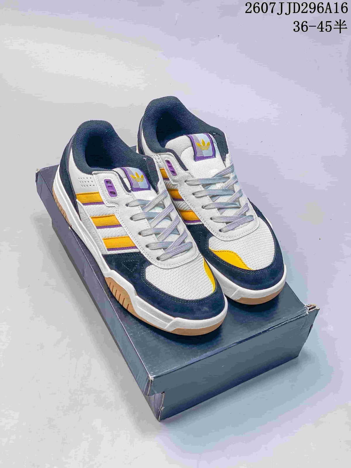 adidas Tekkira Cup Sneakers White Navy Yellow Purple