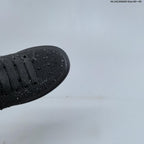 Alexander McQueen Black Crystal-Embellished Leather Sneakers