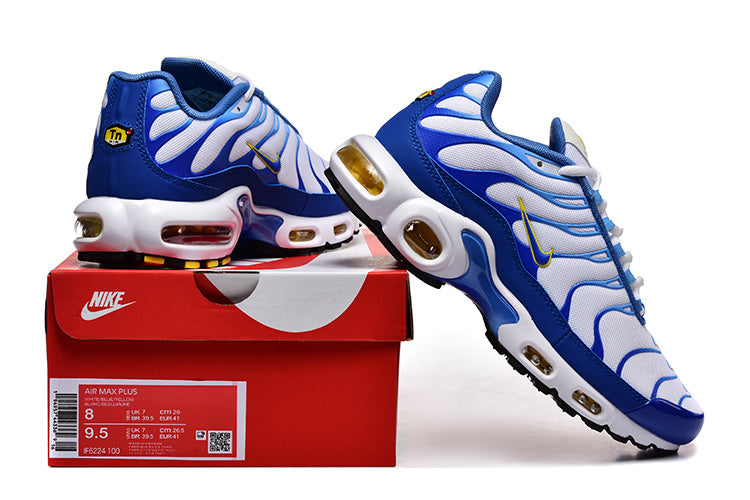 Nike Air Max Plus White and Blue Sneakers 8909-724