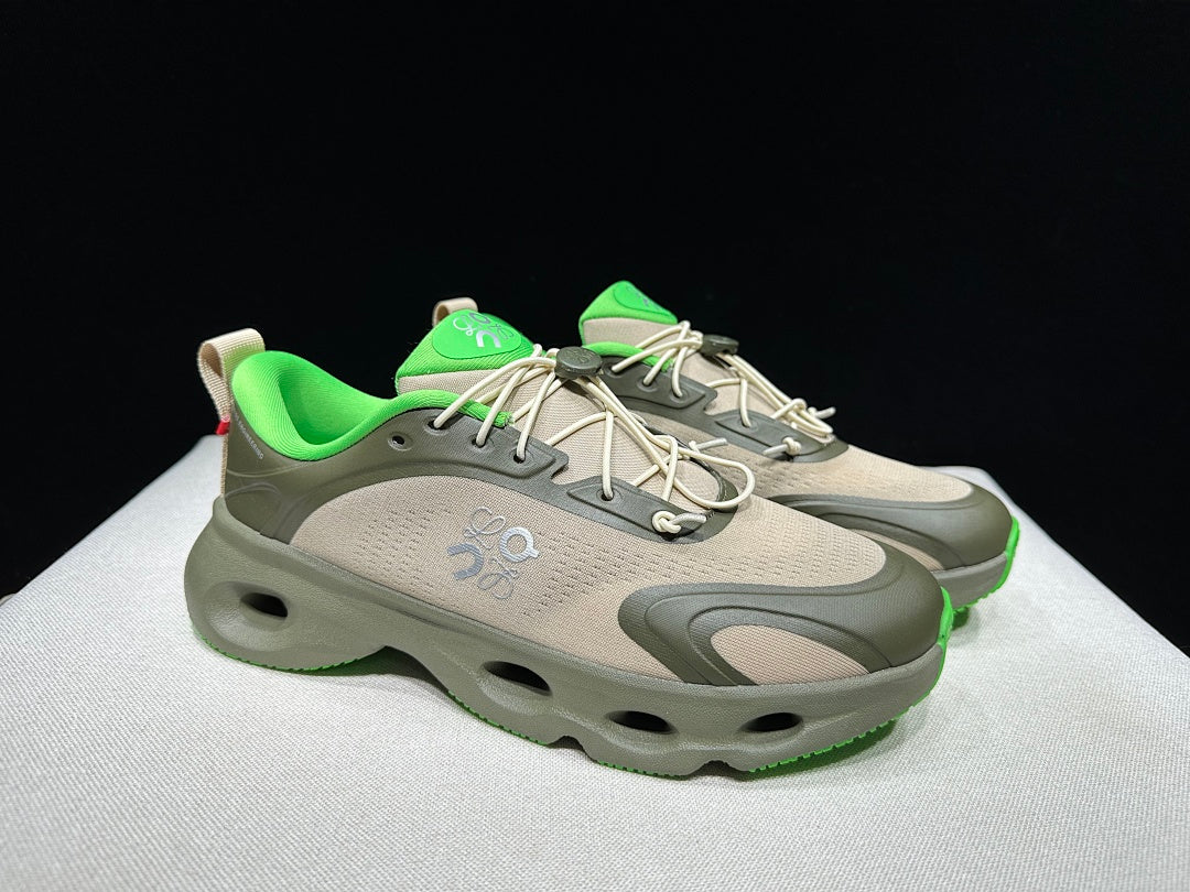 On x LOEWE Cloudventure 3.0 Sneakers in Military Green
