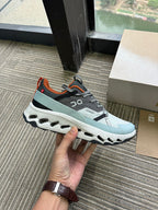 On Cloud 5 Waterproof Sneakers in Light Blue Gray