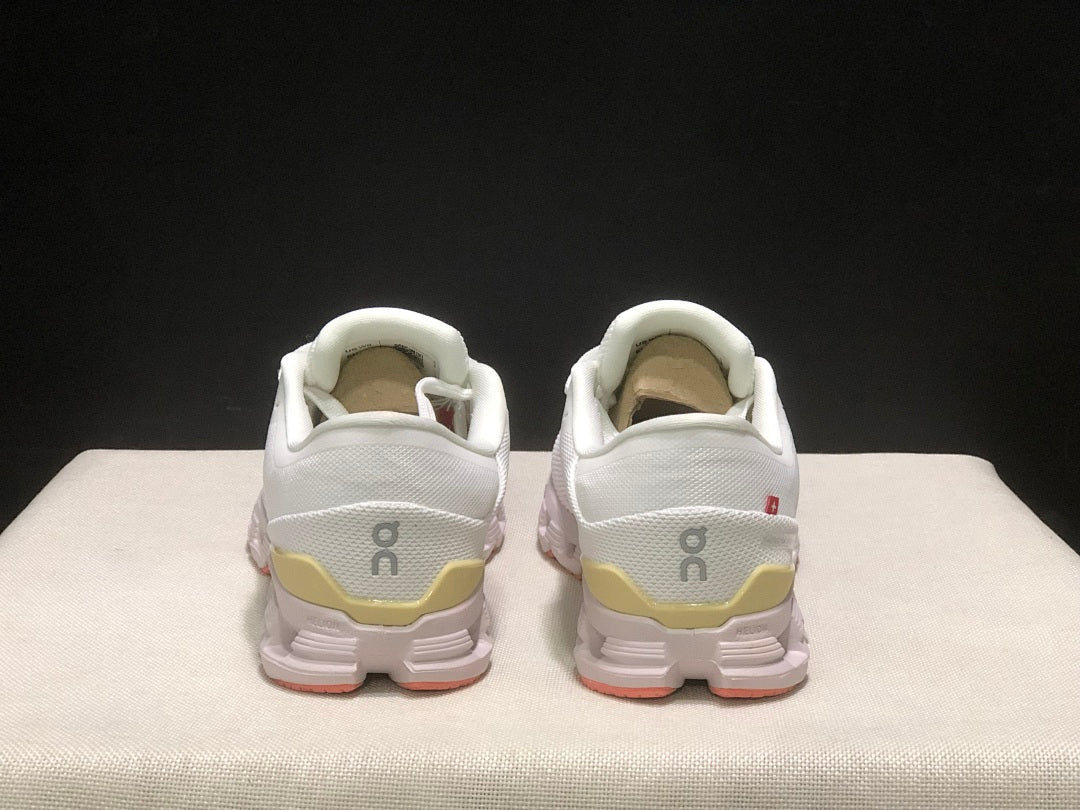 On Cloud X 4 Sneakers White Yellow Pink
