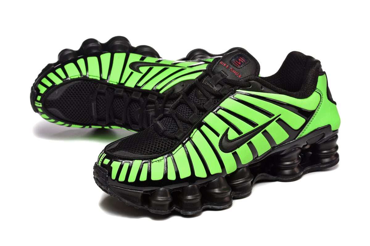 Nike Shox TL Sneakers Neon Green and Black