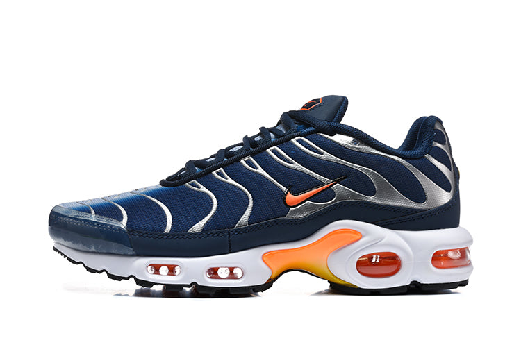 Nike Air Max Plus Sneakers Navy Silver Orange
