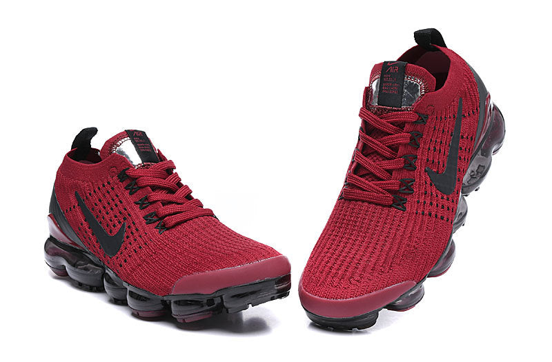 Nike Air VaporMax 2019 Burgundy and Black Sneakers