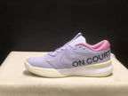 On THE ROGER Pro 3 Clay Tennis Shoes, Lilac and Pink